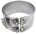 mica band heaters with clamping sheath